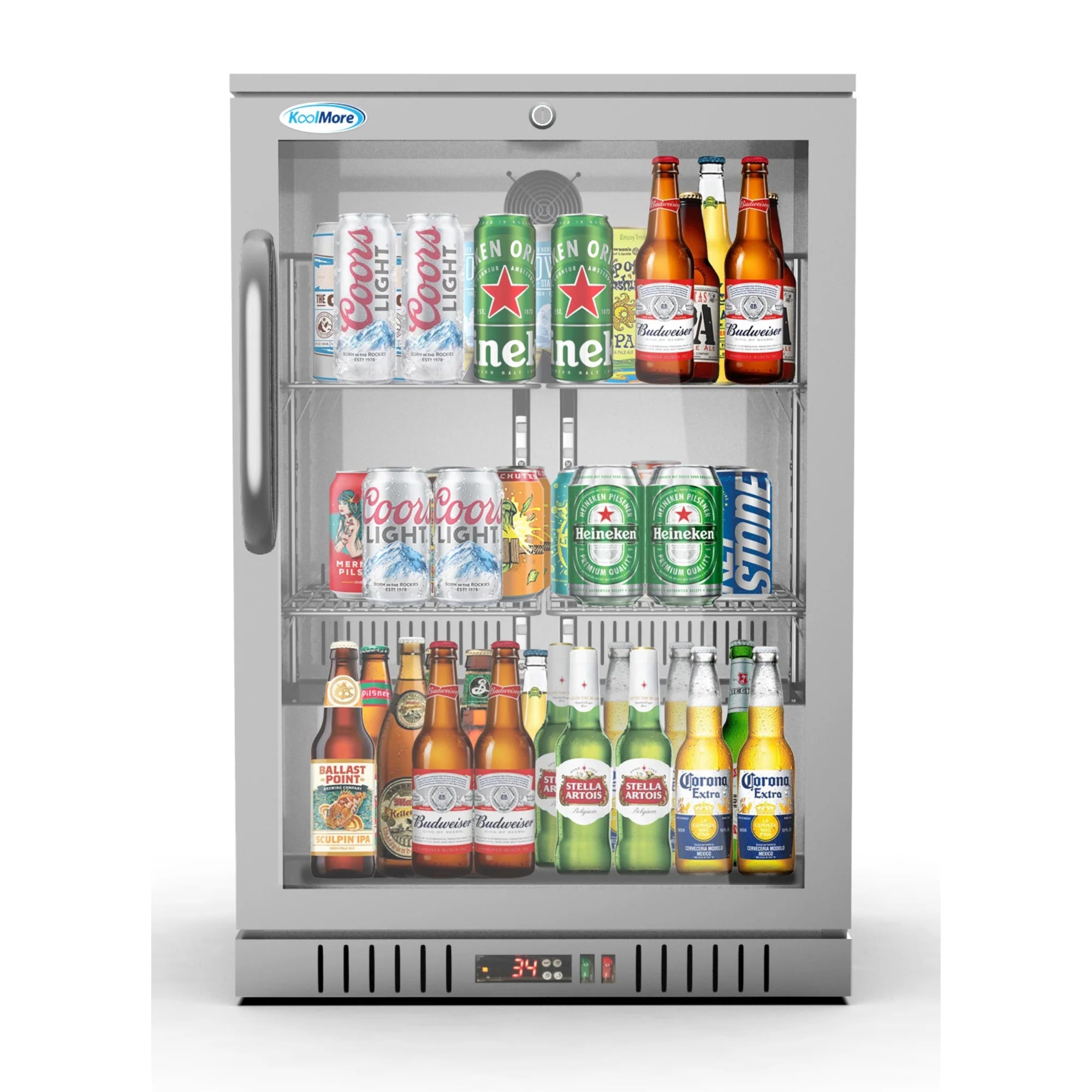 24 in. One-Door Back Bar Refrigerator - 4.1 Cu Ft.