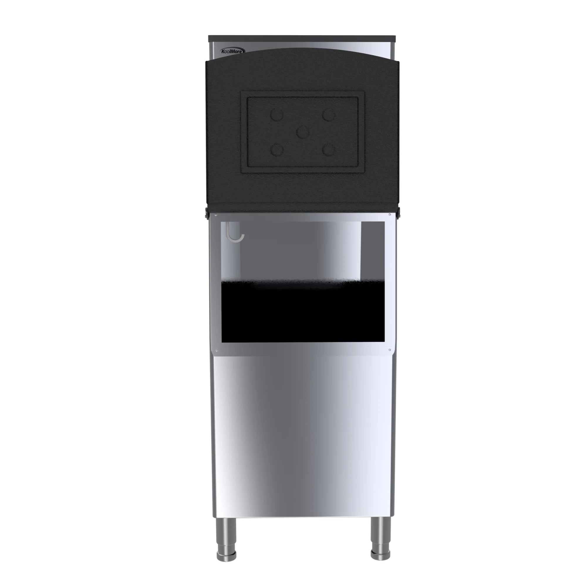 25 in. Stainless-Steel Commercial Air cooled Modular Ice Maker with Full Cube Production, 315lbs/24h