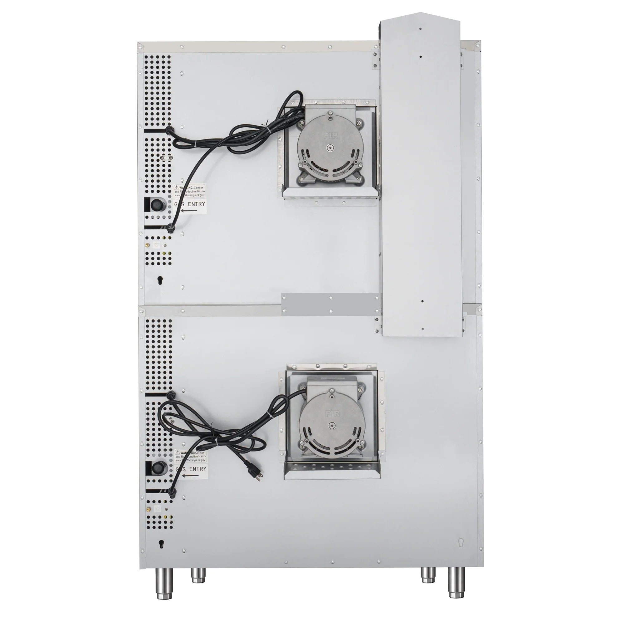 38 in. Full Size Double Commercial LP Convection Oven 108,000 BTU Total With Stacking Kit