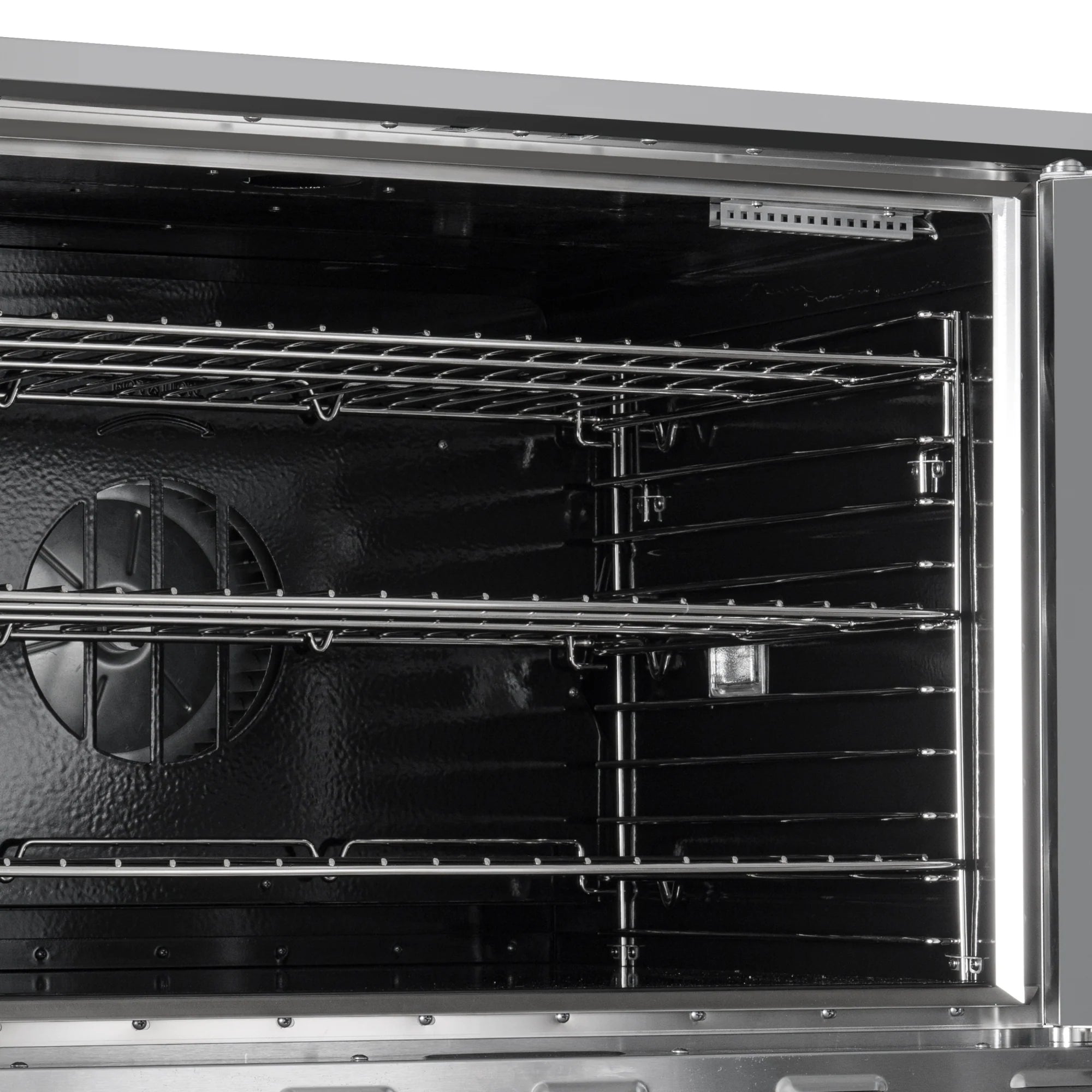 38 in. Full Size Double Commercial LP Convection Oven 108,000 BTU Total With Stacking Kit