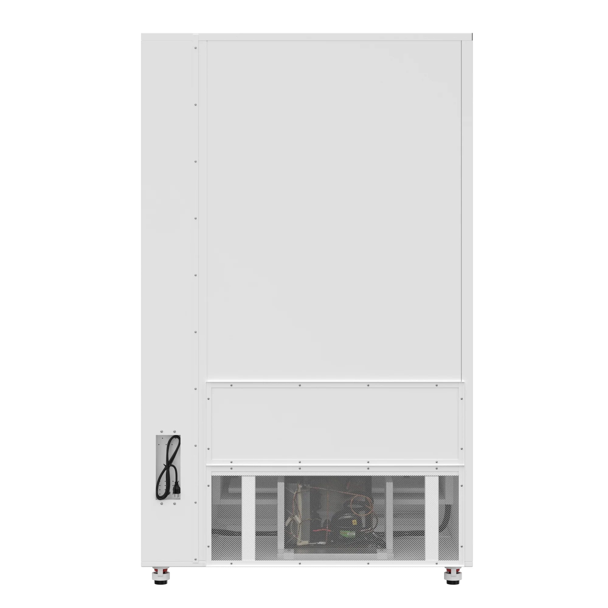 -20% 45 in. Commercial Freezer Ice Cream Vending Machine with 44 Slots, Ample 49 in. Touch Display, Bill Acceptor and Credit Card Reader in White